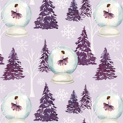 Ballet Snowglobe in Sugar Plum