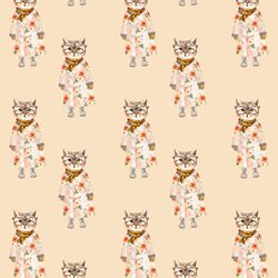 Little Miss Kitty in Peach