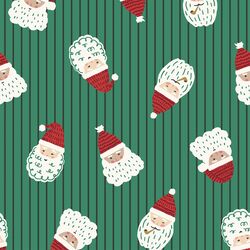 Santa in Crisp Green