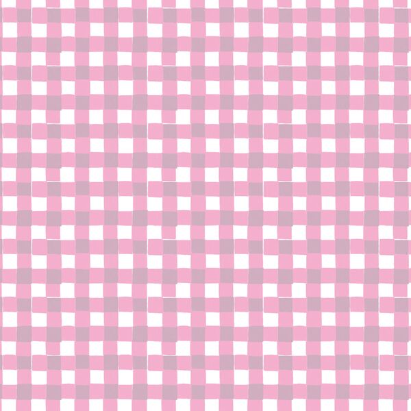 Whimsical Gingham in Anemone Pink
