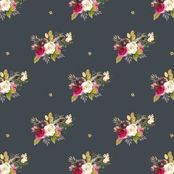 Large Woodland Bouquet in Steel Grey