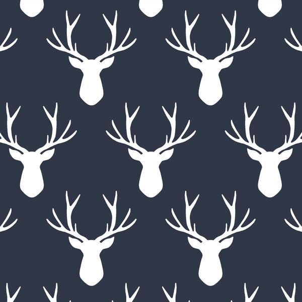 Stag Silhouette in Eclipse