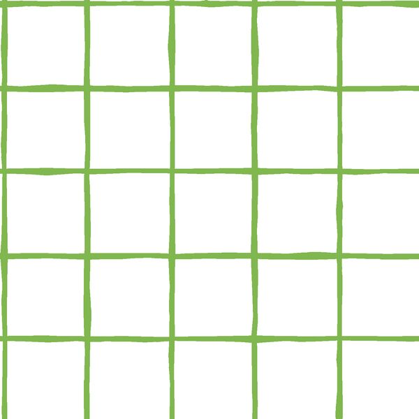 Windowpane in Greenery on White