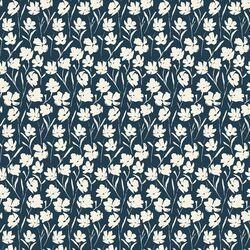Wildflower Blooms in Evening Blue