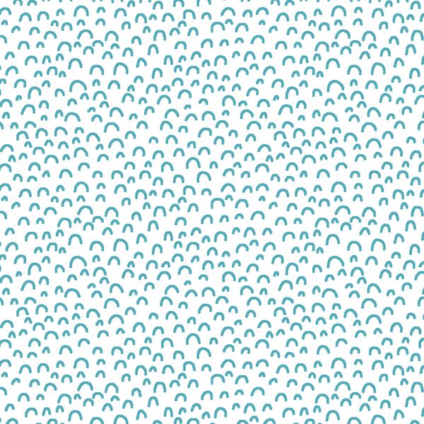 Doodle in Lagoon on White