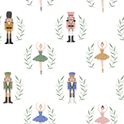 Nutcracker Christmas in White