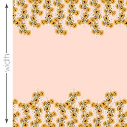 Little Turn to the Sun Double Border in Light Pink