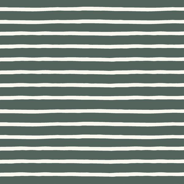 Winter Stripe in Duck Green