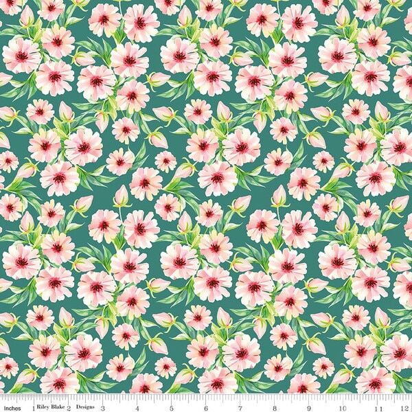Flowers in Green