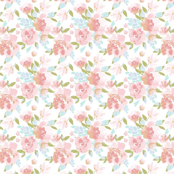 Small Peony Floral in Morning