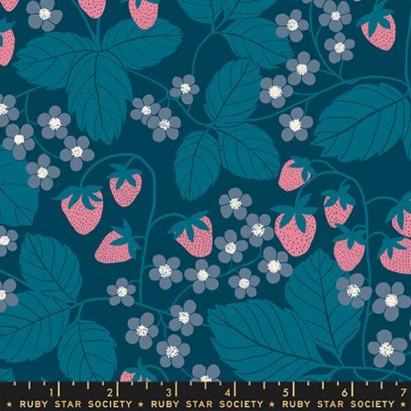 Strawberry Field in Dark Blue