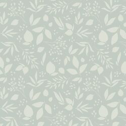 Leaves Silhouette in Mint