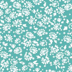 Daisies in Seafoam