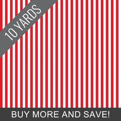 1/4" Stripe in Red - 10 Yard Bolt