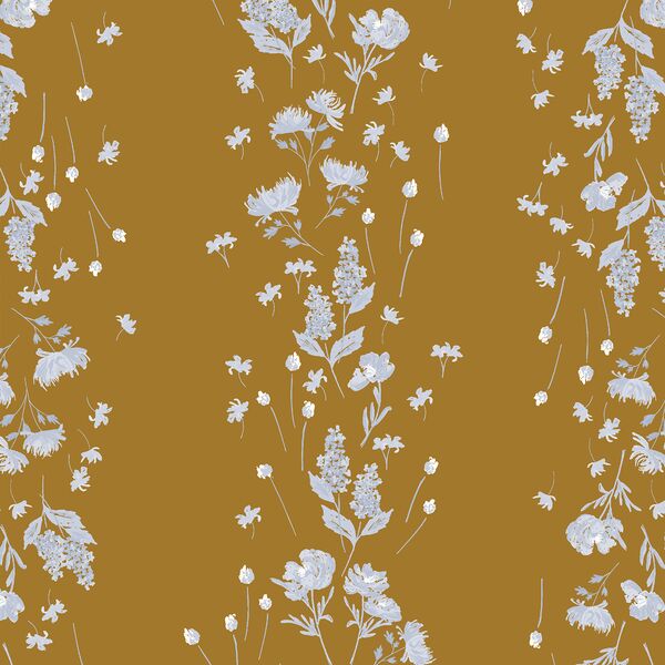 Meadow Vine in Mustard