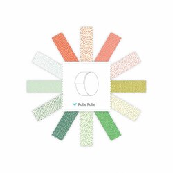 Expressions Batiks 2.5" Strip Roll in Mini Pops Sorbet C