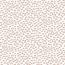 Doodle in Terracotta on White