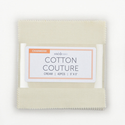 Cotton Couture 5" Square Pack in Cream