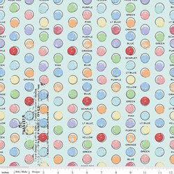 Egg Dye Dots in Aqua