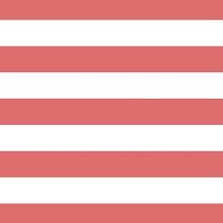 Horizontal Play Stripe in Poppy