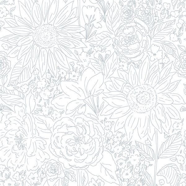 Paperie in Blue Slate on White