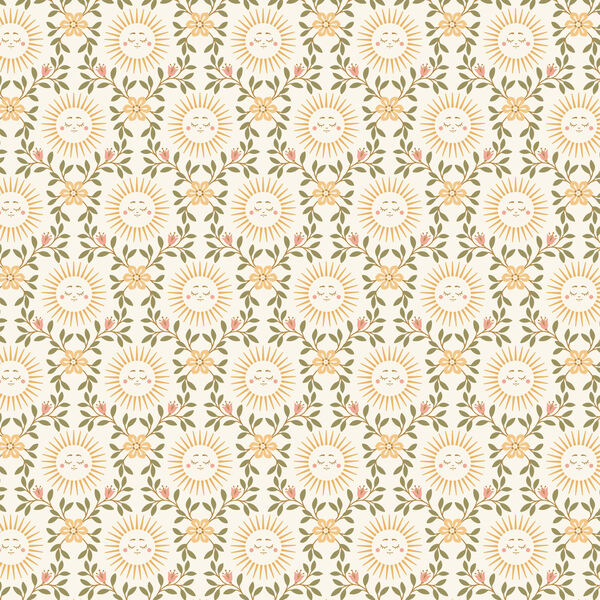Morning Light Sunburst in Ivory
