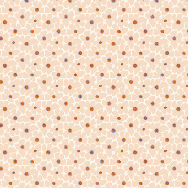 Clover Meadow in Peach