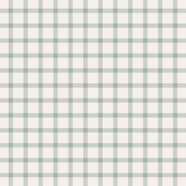 Skinny Gingham in Dewy Green