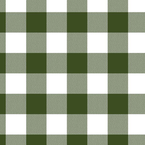 Winter Gingham in Evergreen