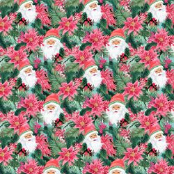 Little St. Nick in Poinsettia
