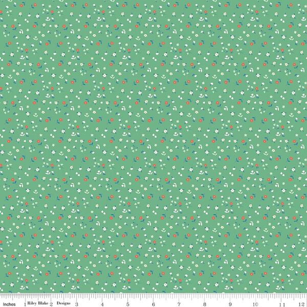 Flowers in Green