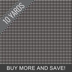 1/8" Gingham in Black - 10 Yard Bolt
