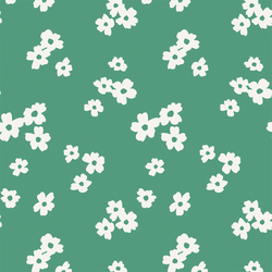 Large Fleur-fetti in Emerald Green