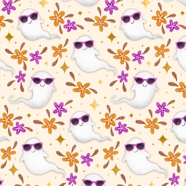 Booojee Ghost Floral in Cream