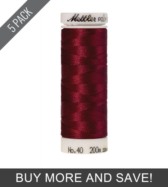 Fire Engine (3406-2011) - Poly Sheen - 220 Yards (5 Pack) - Mettler ...