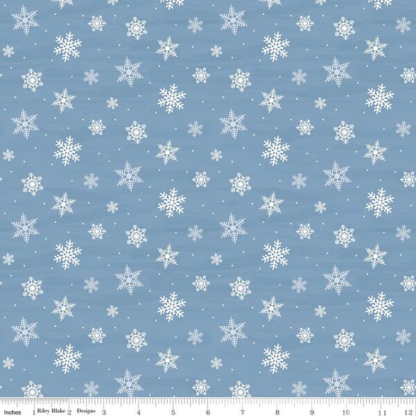 Snowflakes in Blue