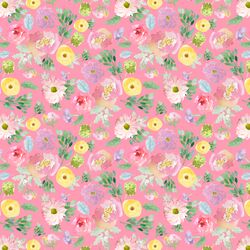 Little Spring Blooms in Gerbera Pink