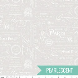Text in White Pearl