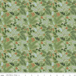 Berries & Boughs in Green