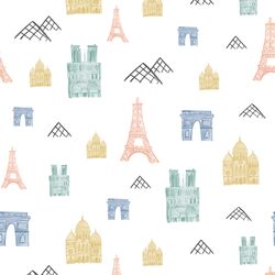 Map of Paris in Seine