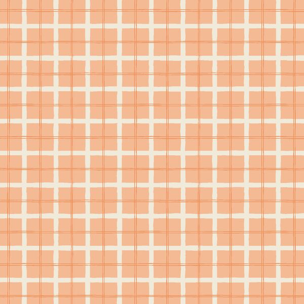 Valentine Tartan in Peach Cream