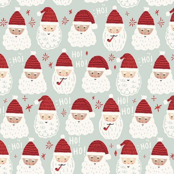 Father Christmas in Milky Green