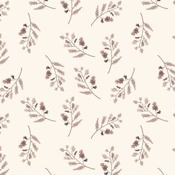 Woodland Branches in Soft Ivory