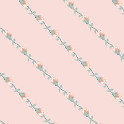 Rose Stripe in Soft Petal