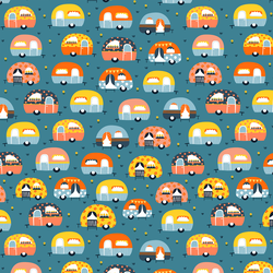 Camping Trailers in Teal