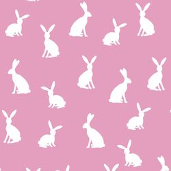 Cottontail Silhouette in Begonia