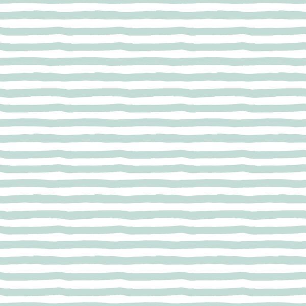Painted Stripes in Mint Green