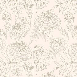 Marigold Sketch in Sea