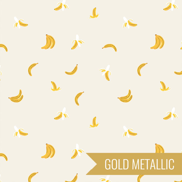 Bananas in Cream Metallic
