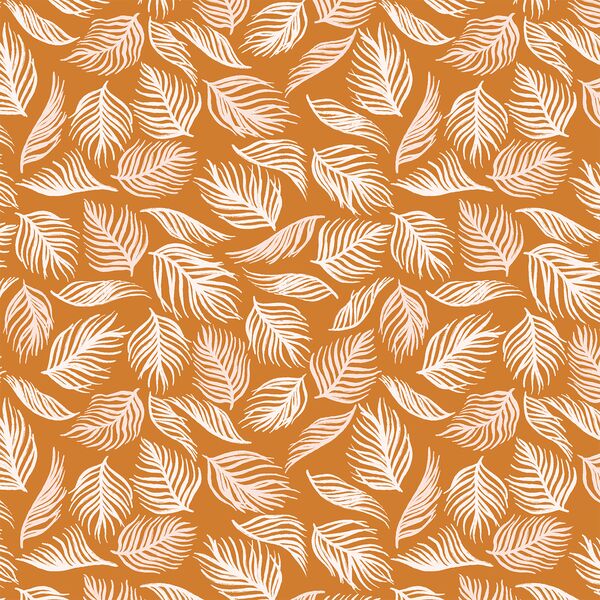 Palm Fronds in Clementine